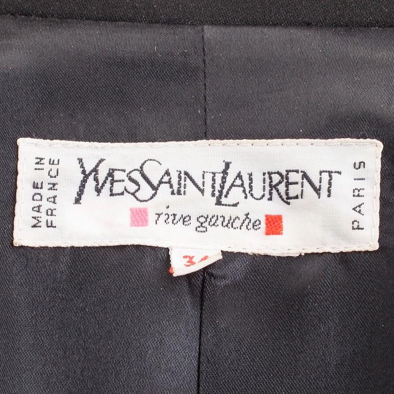 DRÄKT, två delar, Yves Saint Laurent.