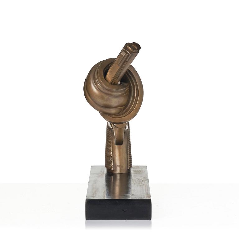 Carl Fredrik Reuterswärd, "Non Violence".