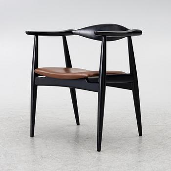 Hans J. Wegner, Armchair CH 35, Carl Hansen, Odense, Denmark.