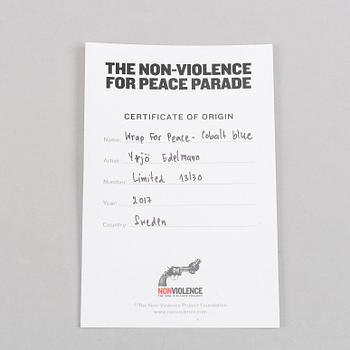 Carl-Fredrik Reuterswärd/ The Non-Violence Project Foundation, a polyresin sculpture 2017, Certificate numbered 13/30.