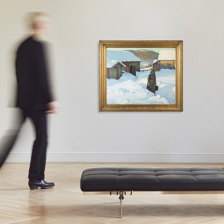 Erik Hedberg, oil on canvas, signed and dated 1904.