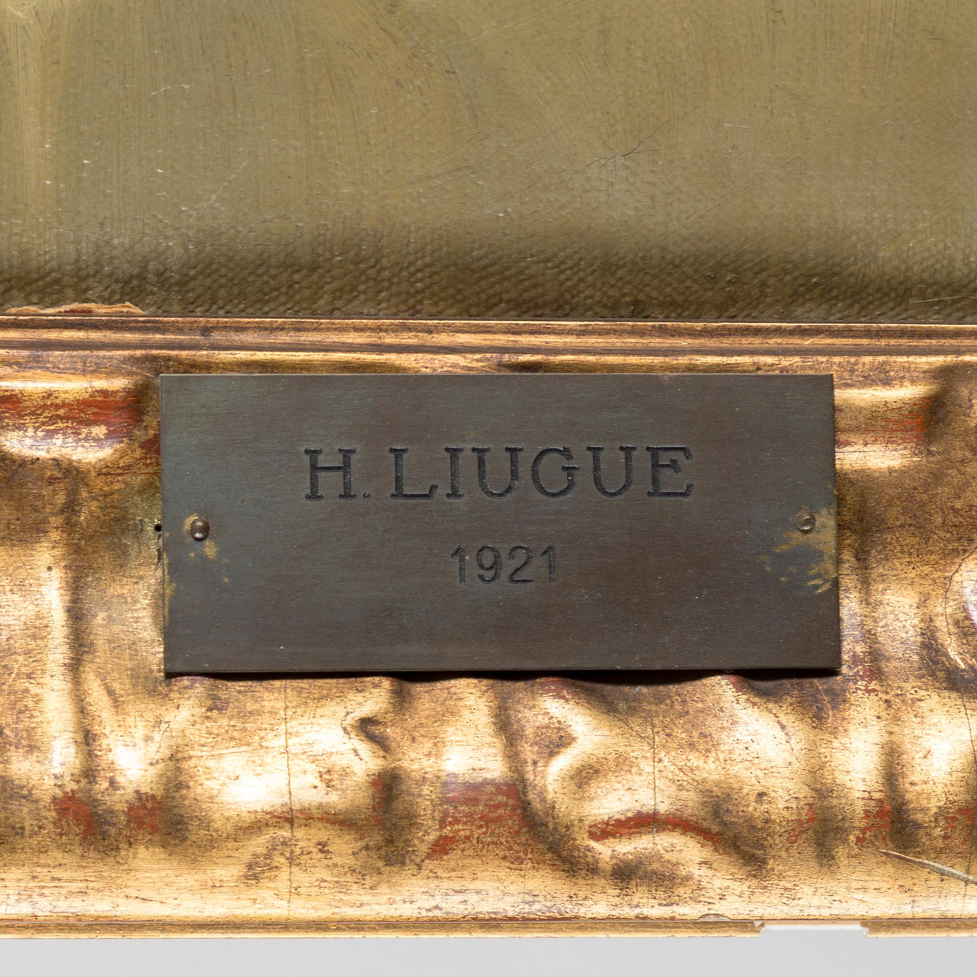 HENRI LINGUET, attributed to, oil on canvas.