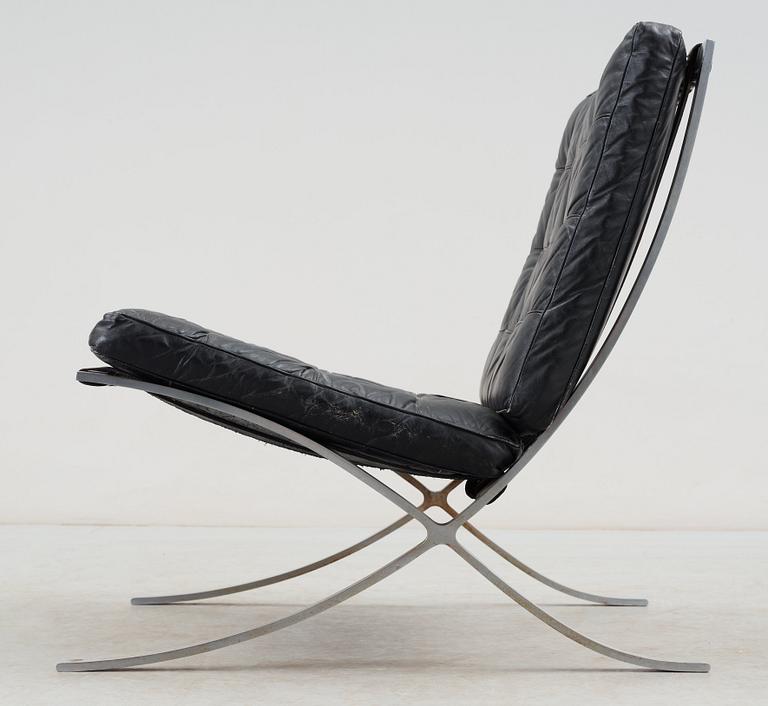 LUDWIG MIES VAN DER ROHE, fåtölj, "Barcelona", Knoll International, troligen ca 1950.