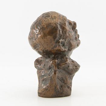 Helge Högbom, sculpture, "Pierrot".