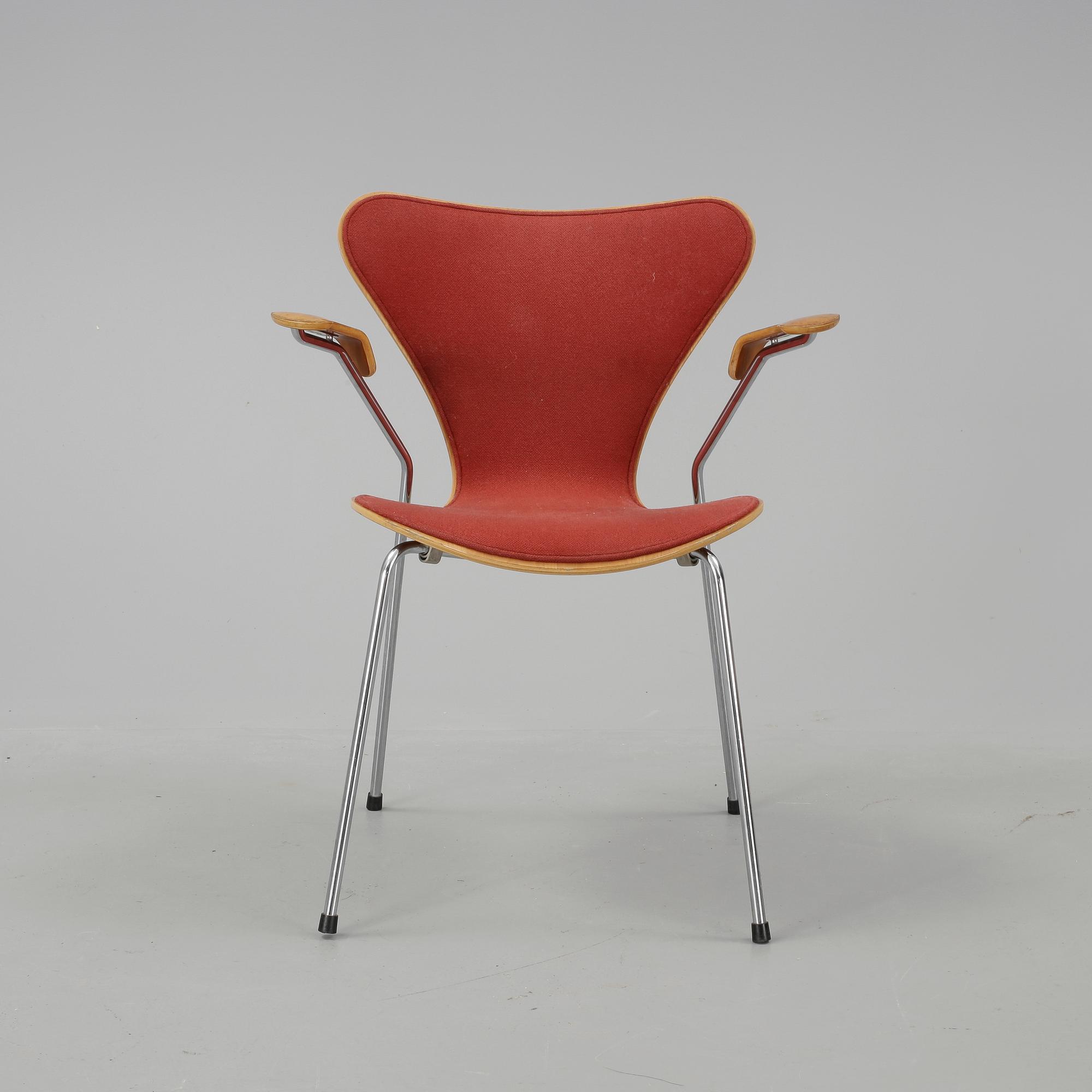 KARMSTOL, "Sjuan", Arne Jacobsen, Fritz Hansen.