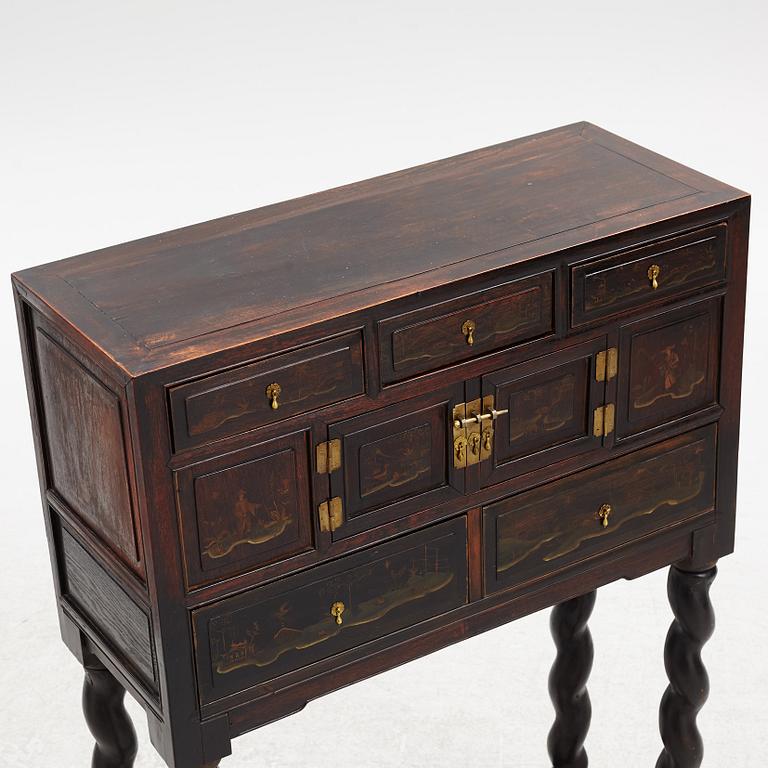 A cabinet, China, late Qing dynasty 19th and Europe, 19th/20th century.