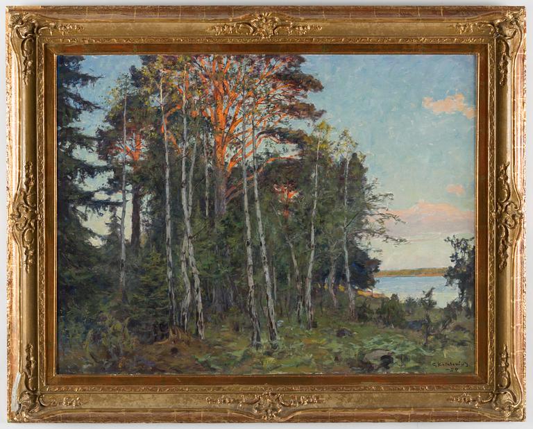 GOTTFRID KALLSTENIUS, oil on canvas, signed and dated -34.