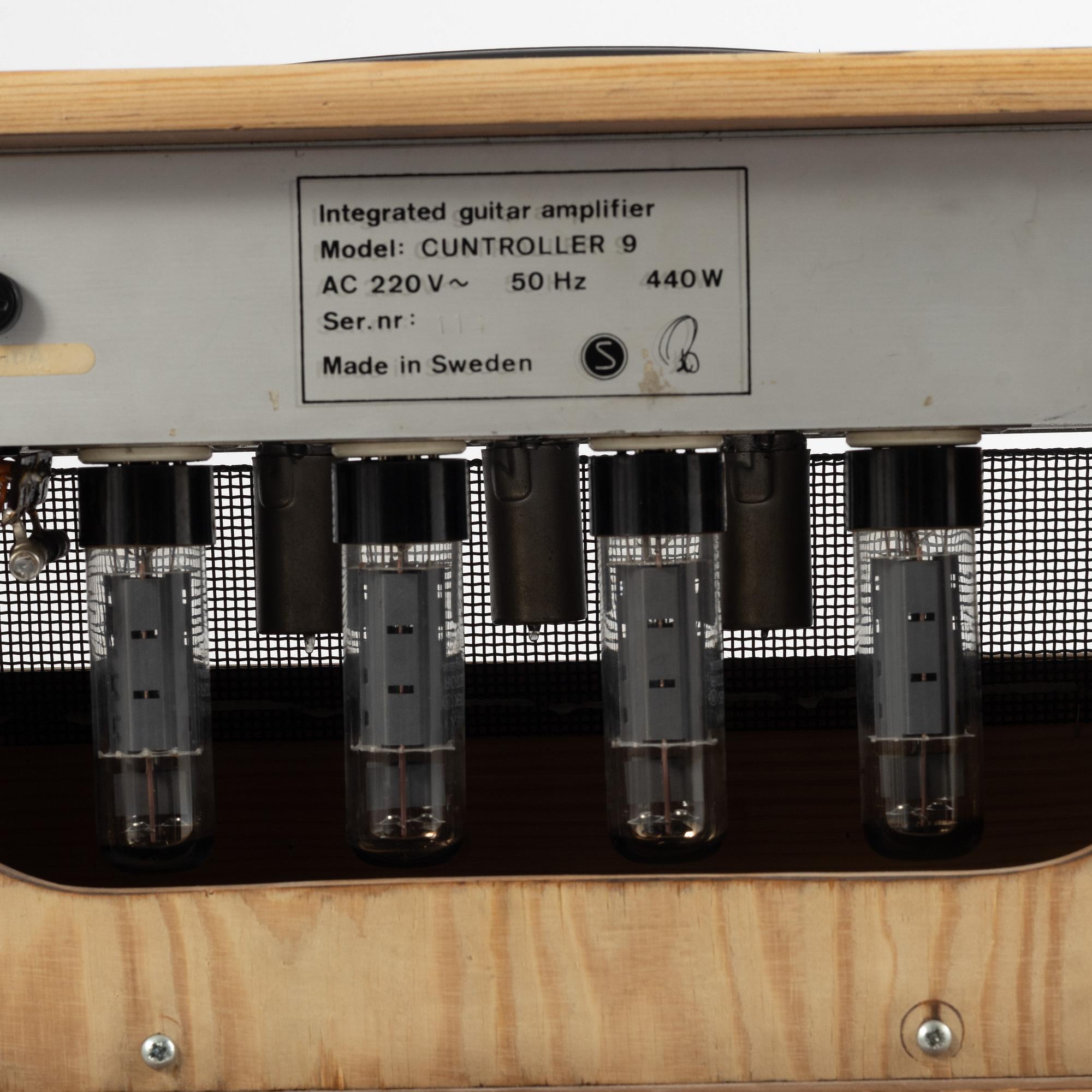 Roller, "Cuntroller 9", guitar amplifier, Sweden, 1980s.