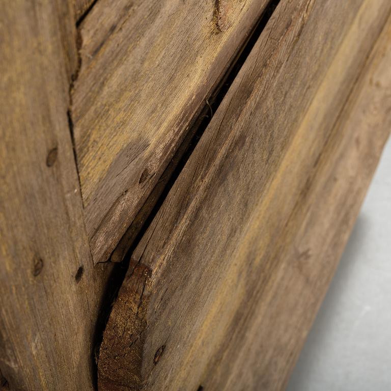 a pine door from around 1800.