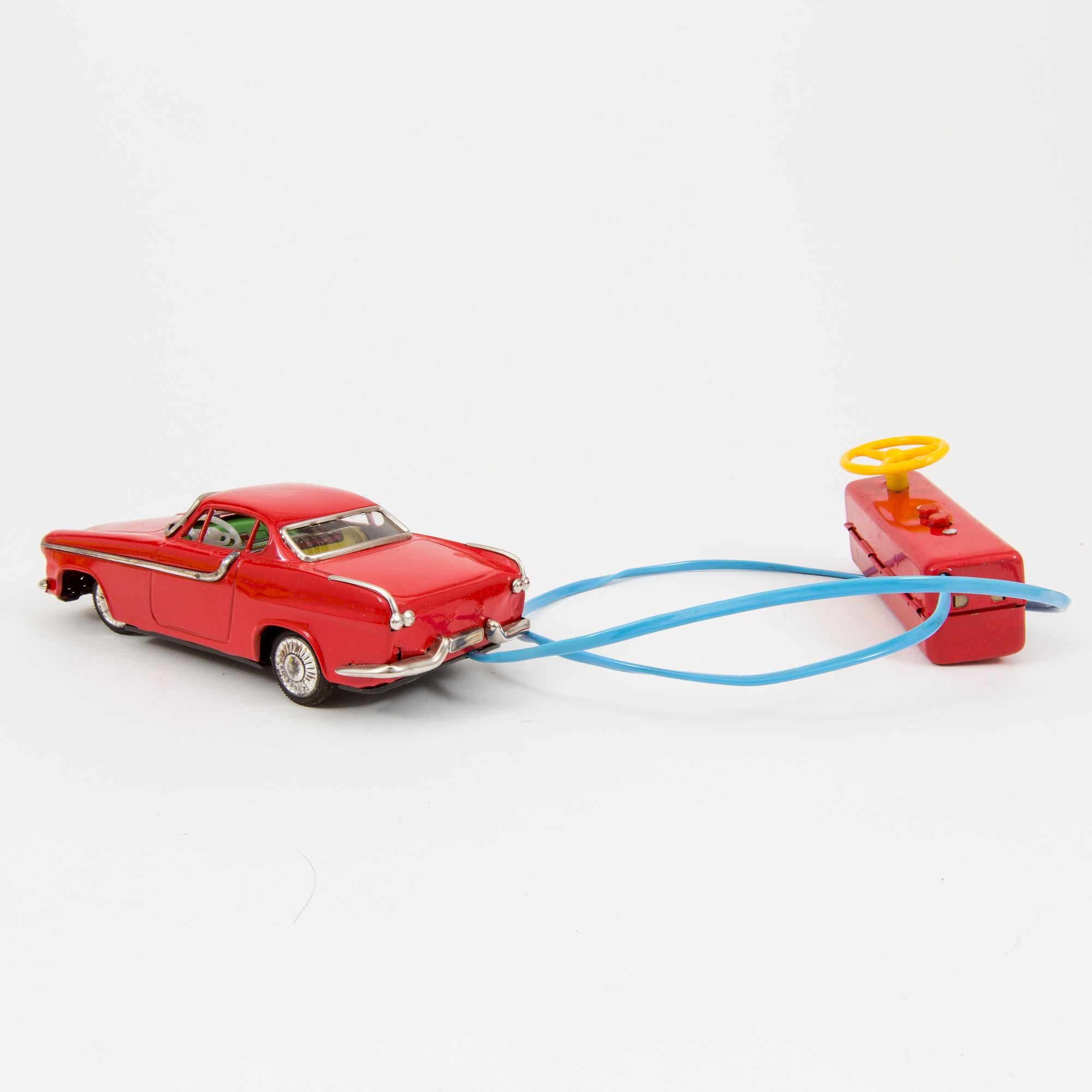 Two tinplate toy cars Japan 1960s.