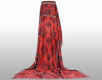 Carpet, Afghan, ca 429 x 255 cm.