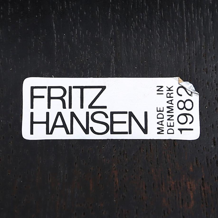 STOLAR, 8 st, "Sjuan", Arne Jacobsen, Fritz Hansen, 1980-tal.