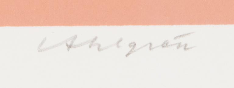 LAURI AHLGRÉN, serigrafi, signerad och numrerad 68/75.