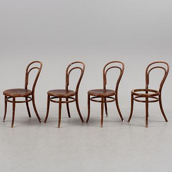 STOLAR, 3 st, märkta Thonet, 1900-talets början.