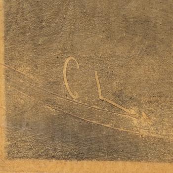 Carl Larsson, mjukgrundsetsning, 1904, signerad CL.