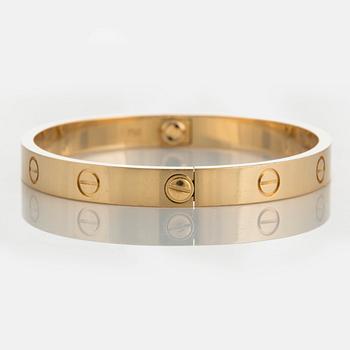 A Cartier "Love" bracelet.