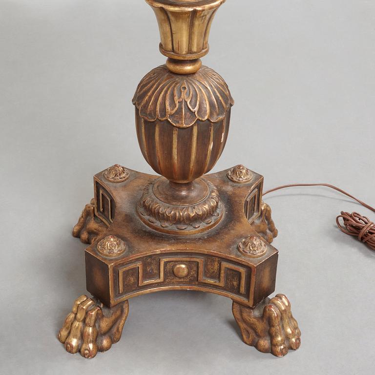 HELGE WERNER, tillskriven, golvlampa, Swedish Grace, 1920-tal.