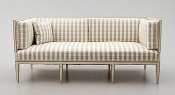 SOFFA, gustaviansk stil, 1800-tal.