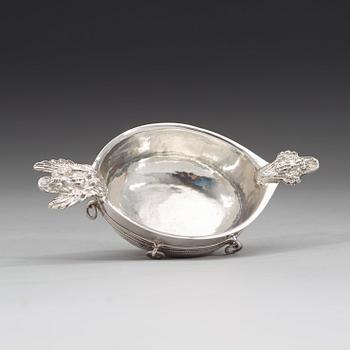 A Swedish 18th century silver drinking-cup, marks of Olof Löfvander d.ä., Luleå 1752.