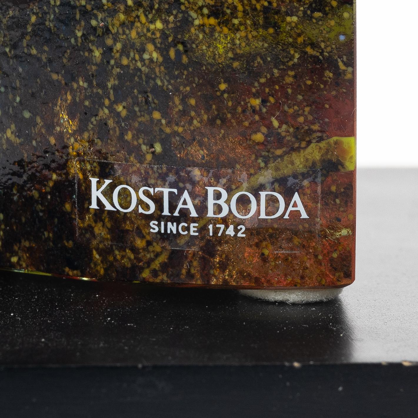 Bertil Vallien, Three glass objects, Kosta Boda.