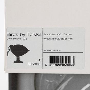 Oiva Toikka, glasfågel, signerad O. Toikka Nuutajärvi.