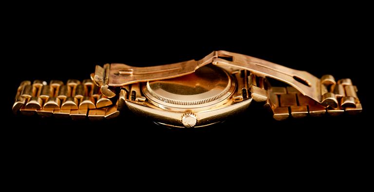 ARMBANDSUR, 18 k guld, Rolex, Oyster, Perpetual, Day-Date, Superlative Chronometer.