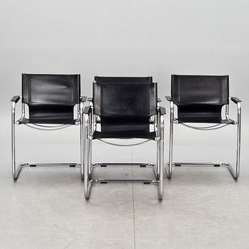 KARMSTOLAR, 4 st, Mart Stam, Italien 1900/2000-tal.