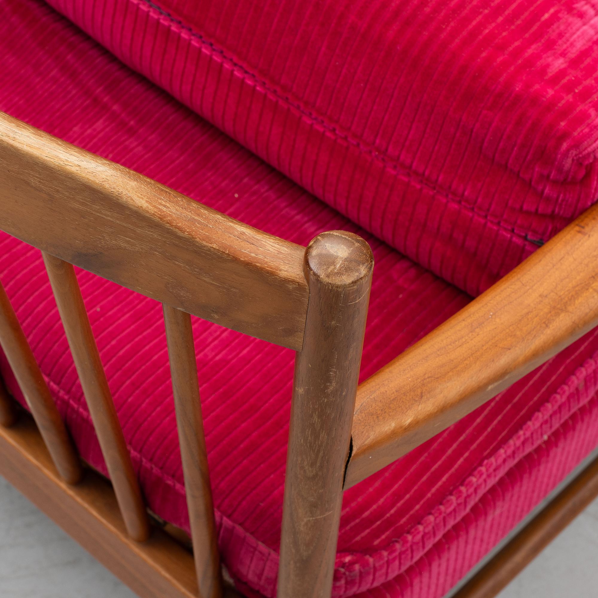 A 'Bristol' armchair, Lindlöfs Möbler, Lammhult, 1960s.