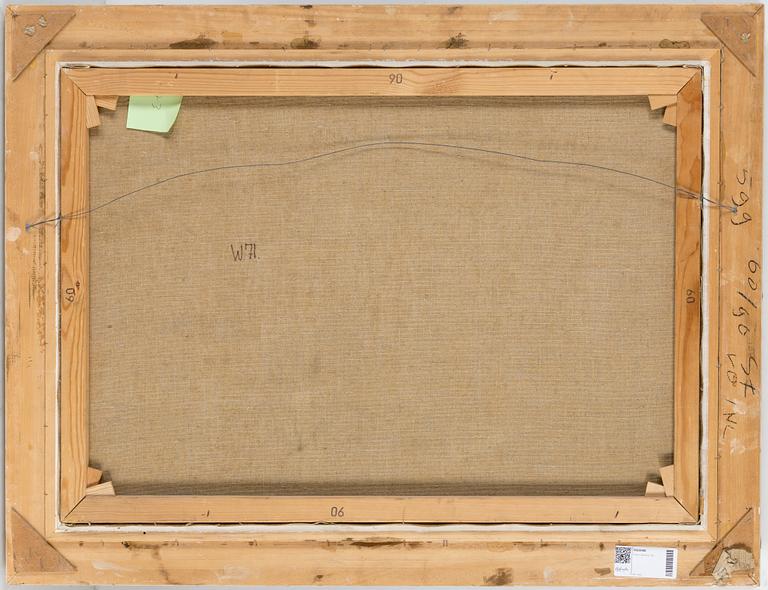 WALTER LILJENBERG, Oil on canvas, signed and dated -77.