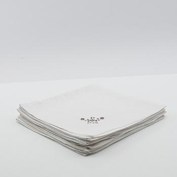 Napkins a total of 73 pcs damask various patterns first half of the 20th century.