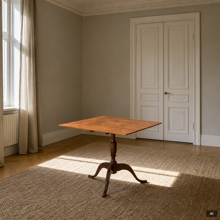 Fällbord, Mälardalen, 1800-talets första hälft.