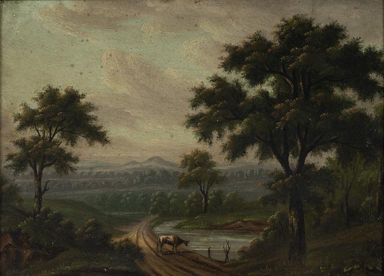 Okänd konstnär, 1800-tal ,Landskap.