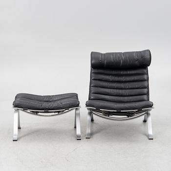 Arne Norell, "Ari", armchair with footstool, Norell Möbel AB.