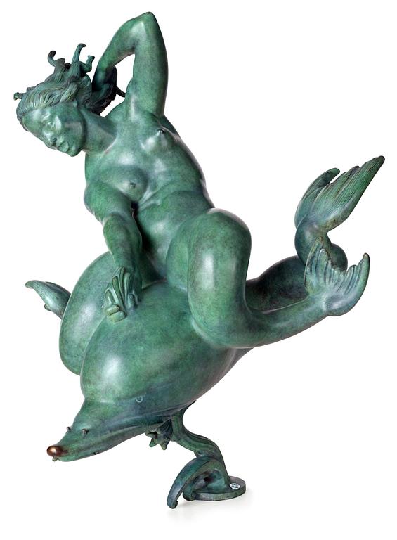Carl Milles, Naiad and dolphin.