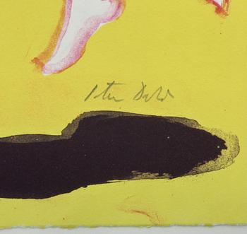 PETER DAHL, färglitografi, PT, sign.