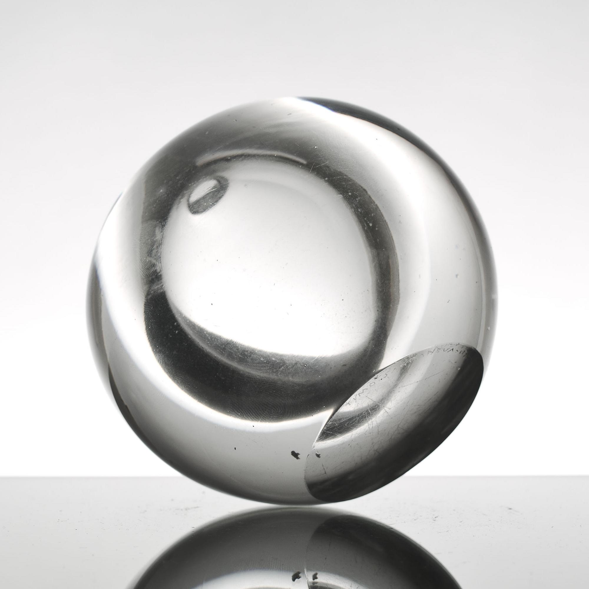 SKULPTUR, glas, signerad Timo Sarpaneva, Iittala.