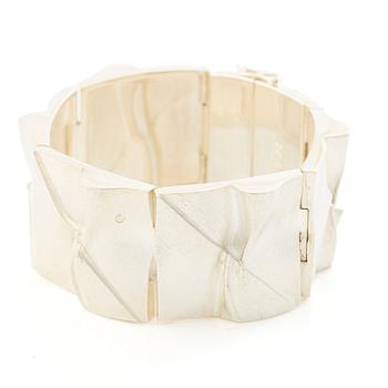 Björn Weckström, Bracelet, sterling silver, Finland, 1974. For Lapponia.