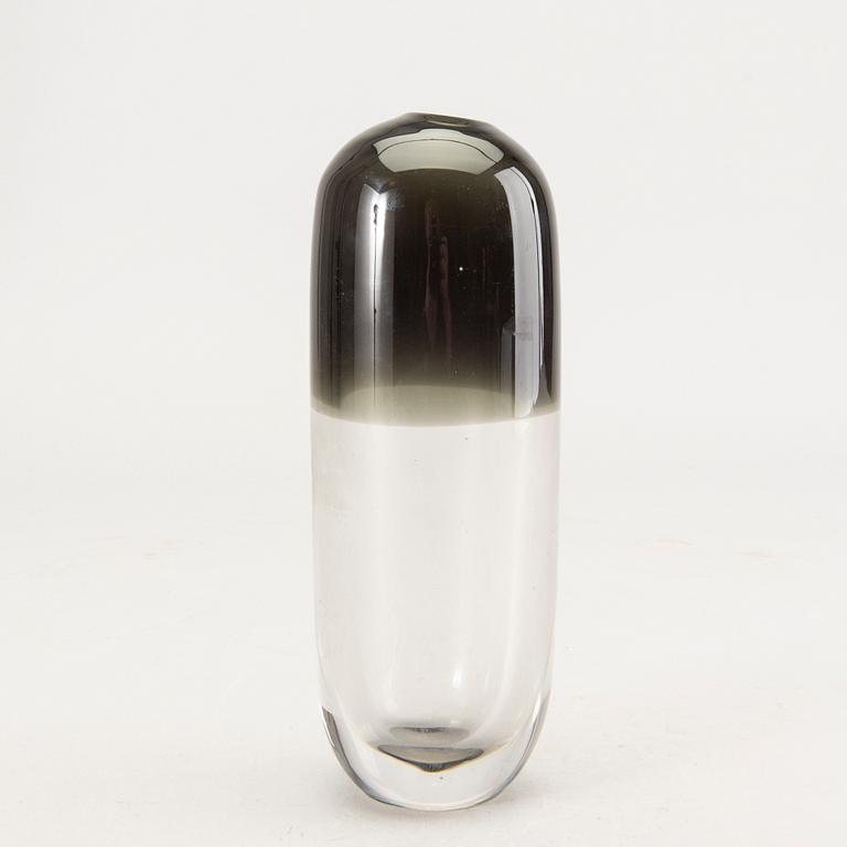 Timo Sarpaneva, a signed and dated glass vase.