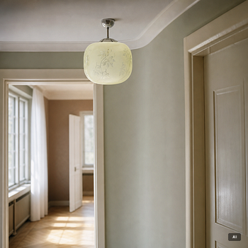 Ceiling lamp. Model A2905. Elektriska AB, Chr Bergh & Co/Cebe for Asea. 1940s.