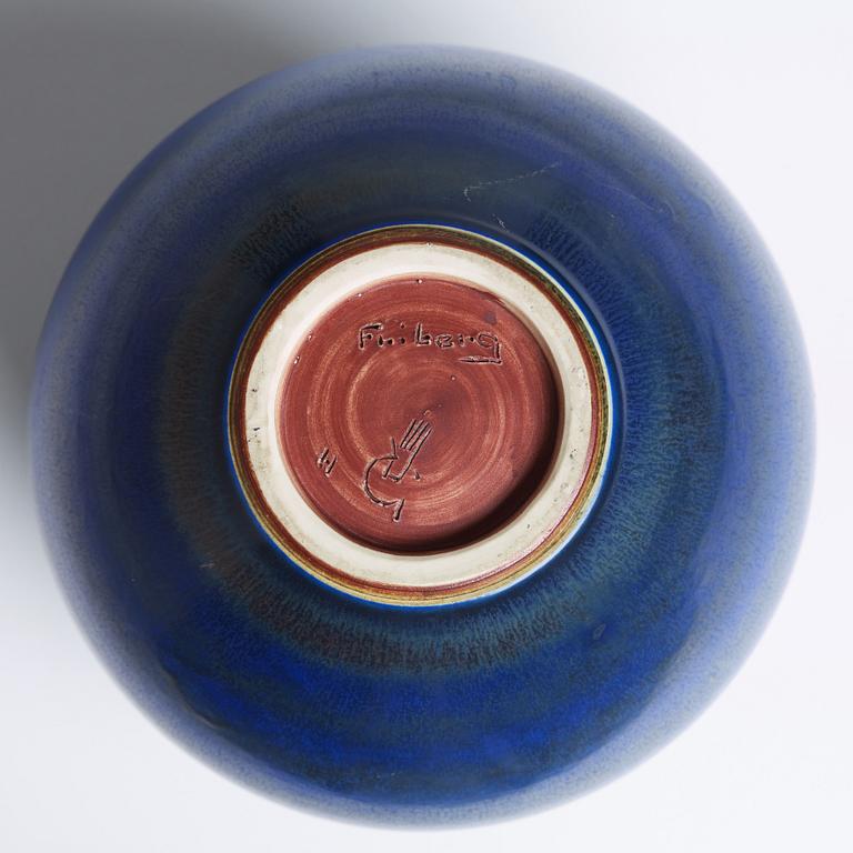 A Berndt Friberg stoneware vase, Gustavsberg studio 1966.