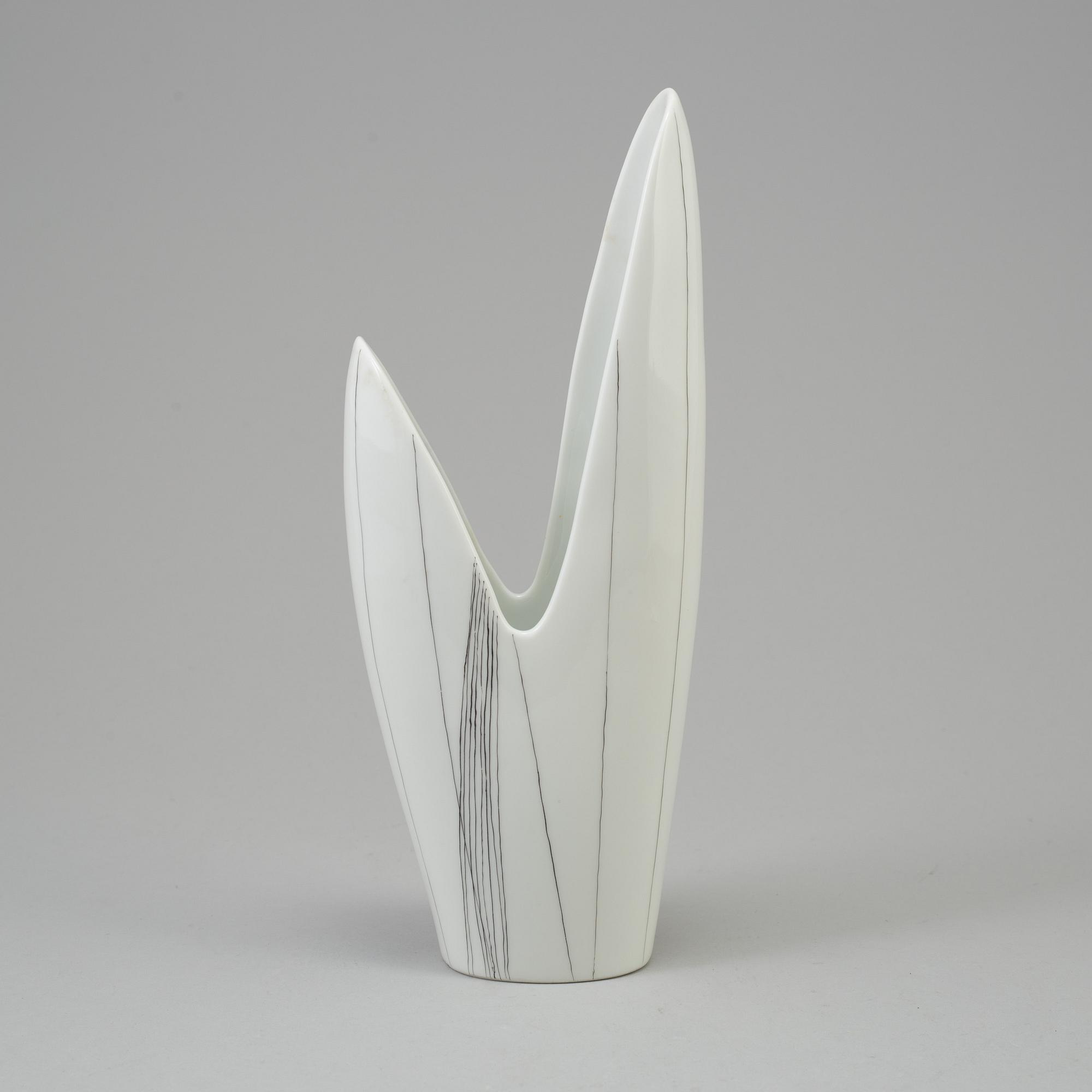 HANS STANGL, vas, porslin, Rosenthal, 1950/60-tal.