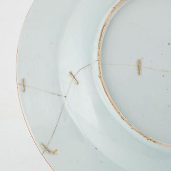 A Famille Rose porcelain dish, China, Yongzheng (1723-35).