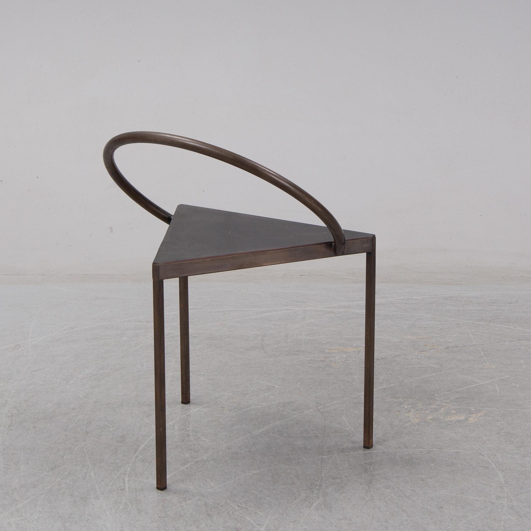 Per Holland Bastrup & Frama, "Triangolo", stol, första upplagan, Denmark 1989/2018.