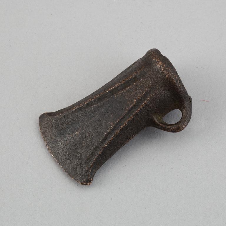 A small bronze axe, Nordic Bronze Age.