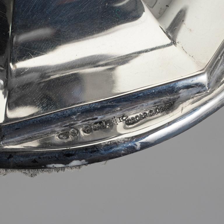 KANDELABER, silver, Oscar Sjögren, Göteborg 1929.
