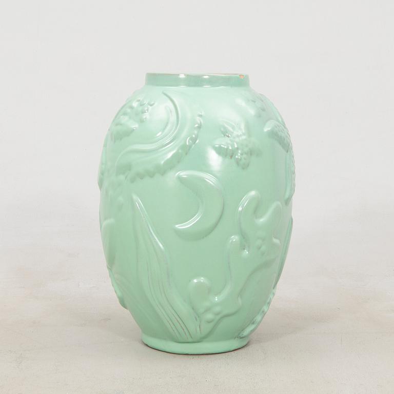 Anna-Lisa Thomson, floor vase Uppsala Ekeby mid-20th century earthenware.