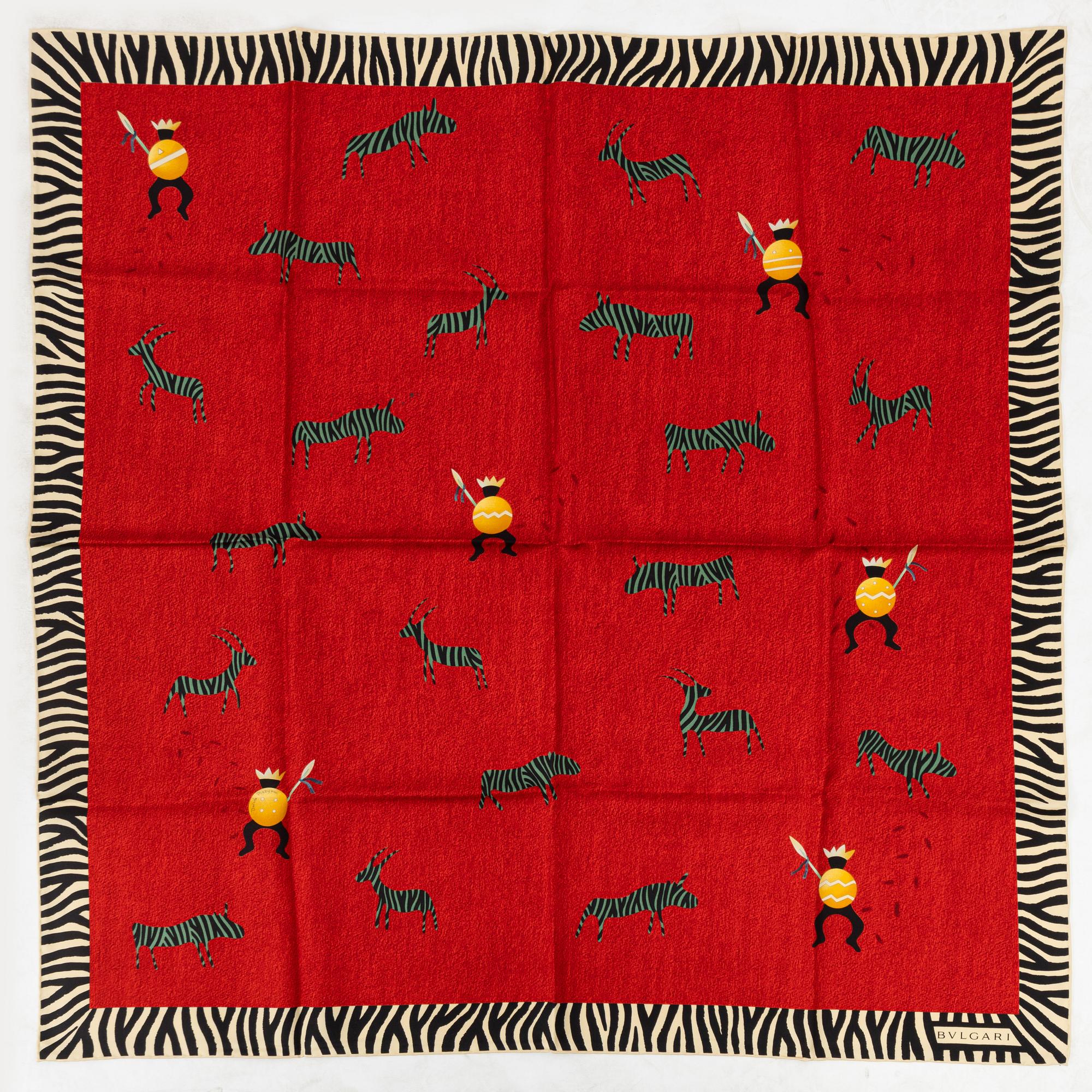 Bulgari, scarves, 2 pcs.
