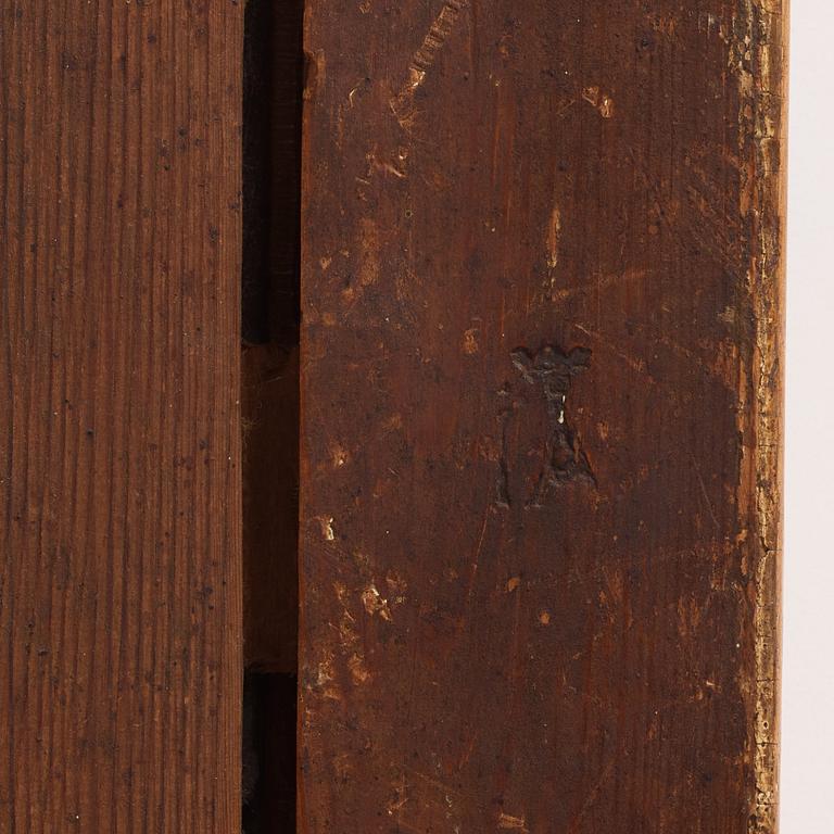 Spegel, av Johan Åkerblad 1780 (mästare i Stockholm 1758-99), signerad, Gustaviansk.