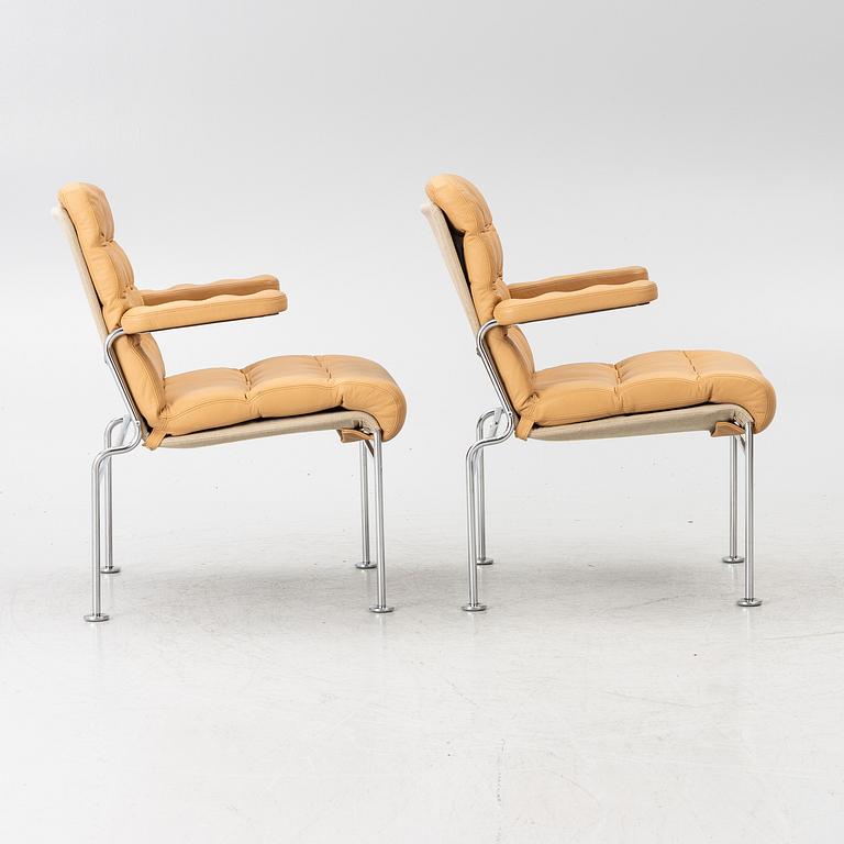 Bruno Mathsson, Armchairs, a pair, “Birgitta”, Dux.