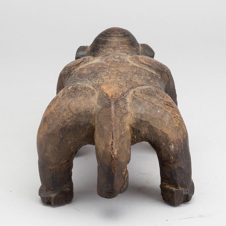 A ANIMAL SHAPED STOOL. West Africa.